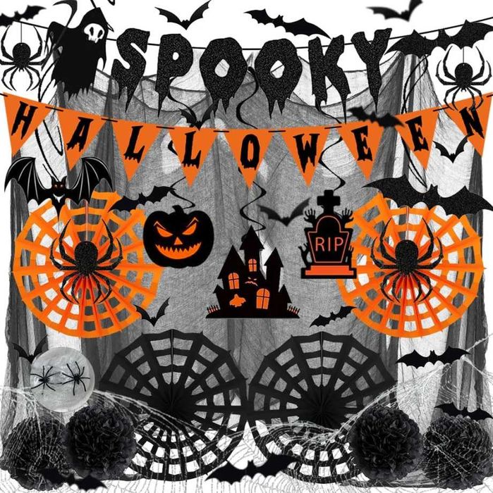 Zestaw dekoracji na Halloween