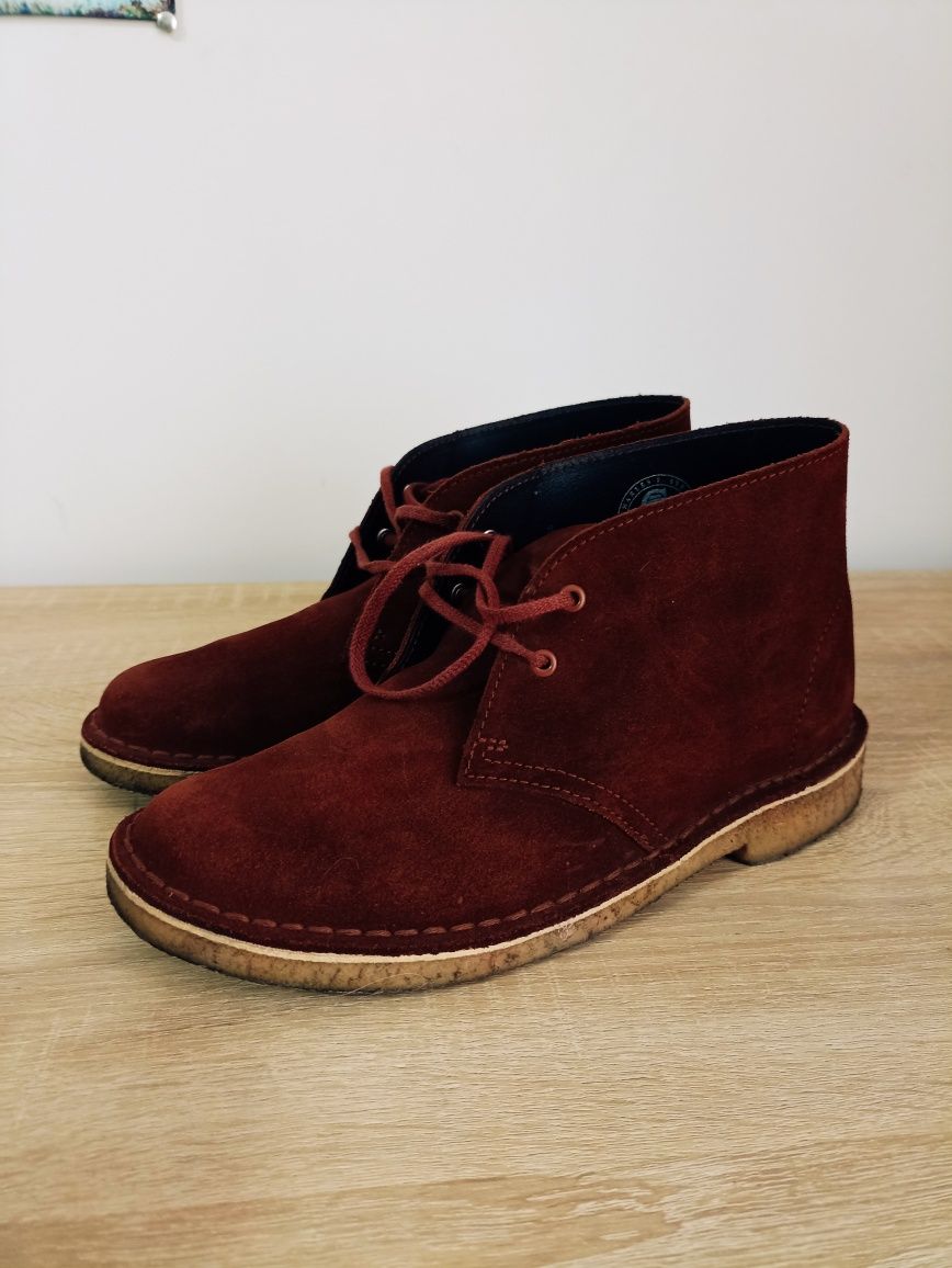 Замшеві дезерти Clarks 37,38