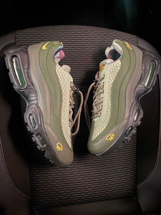 (БЕЗ ПЕРЕДОПЛАТИ)Nike Air Max 95 corteiz найк аір макс кортез зелені