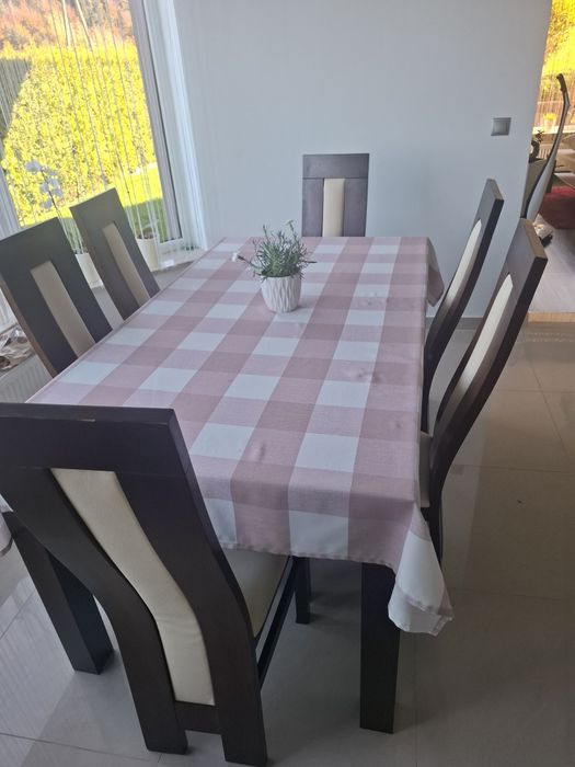 Stół + 6 krzeseł