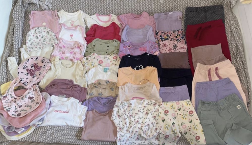 Paczka ubran dla dziewczynki rozmair 68