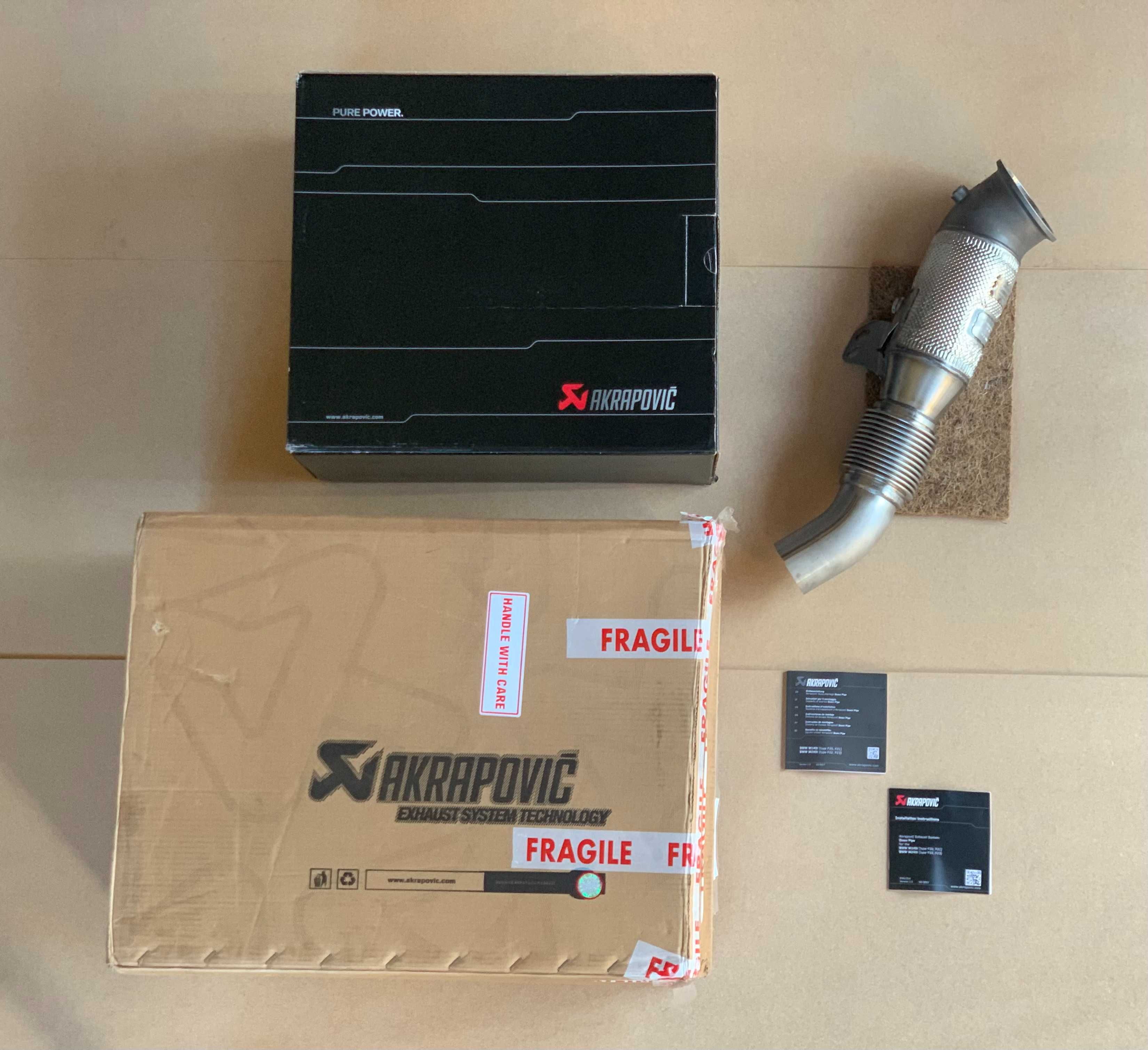 Даунпайп Akrapovic BMW B58 F20 F22 F30 F32 G20 G22 G30 G32 G11 G01 G05