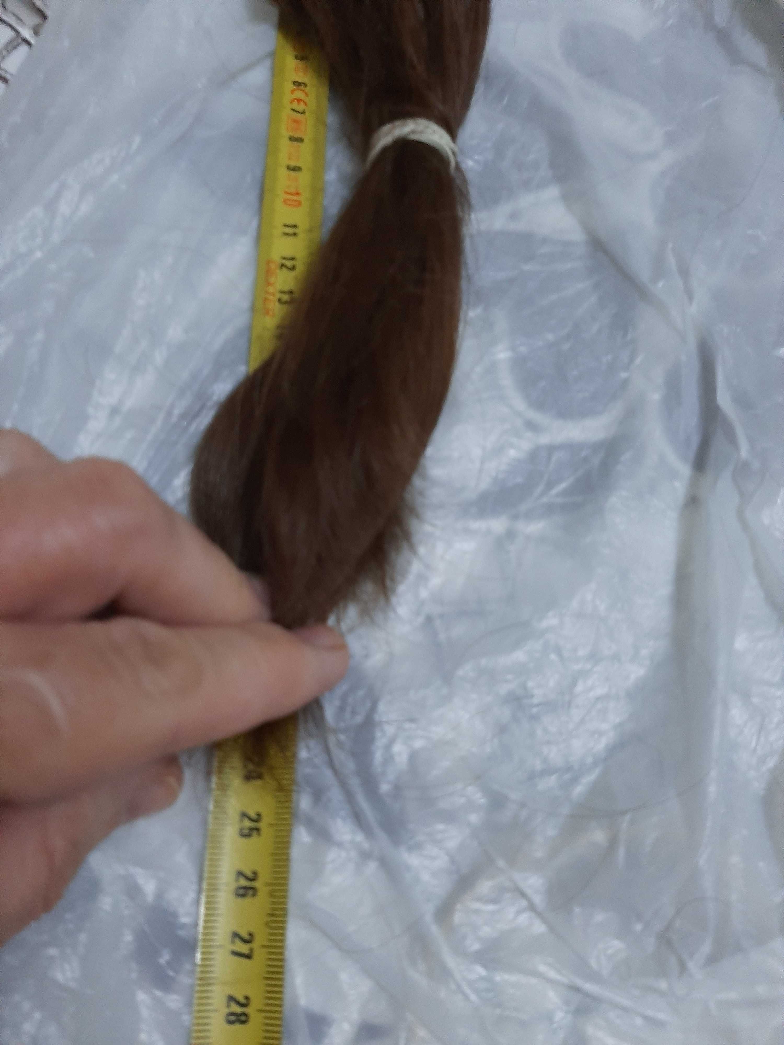 Włosy dziewicze naturalne ciemny blond - 42 gram, 23 cm