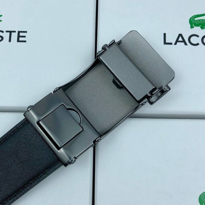 Мужской ремень Lacoste с пряжкой автомат купить пояс ремінь чоловічий