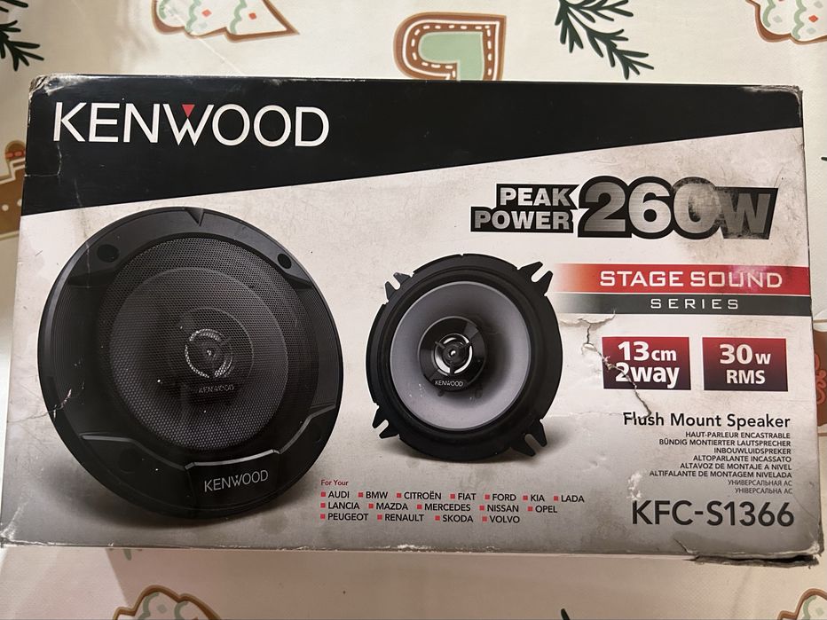 Autofalantes novos - 260 W Kenwood