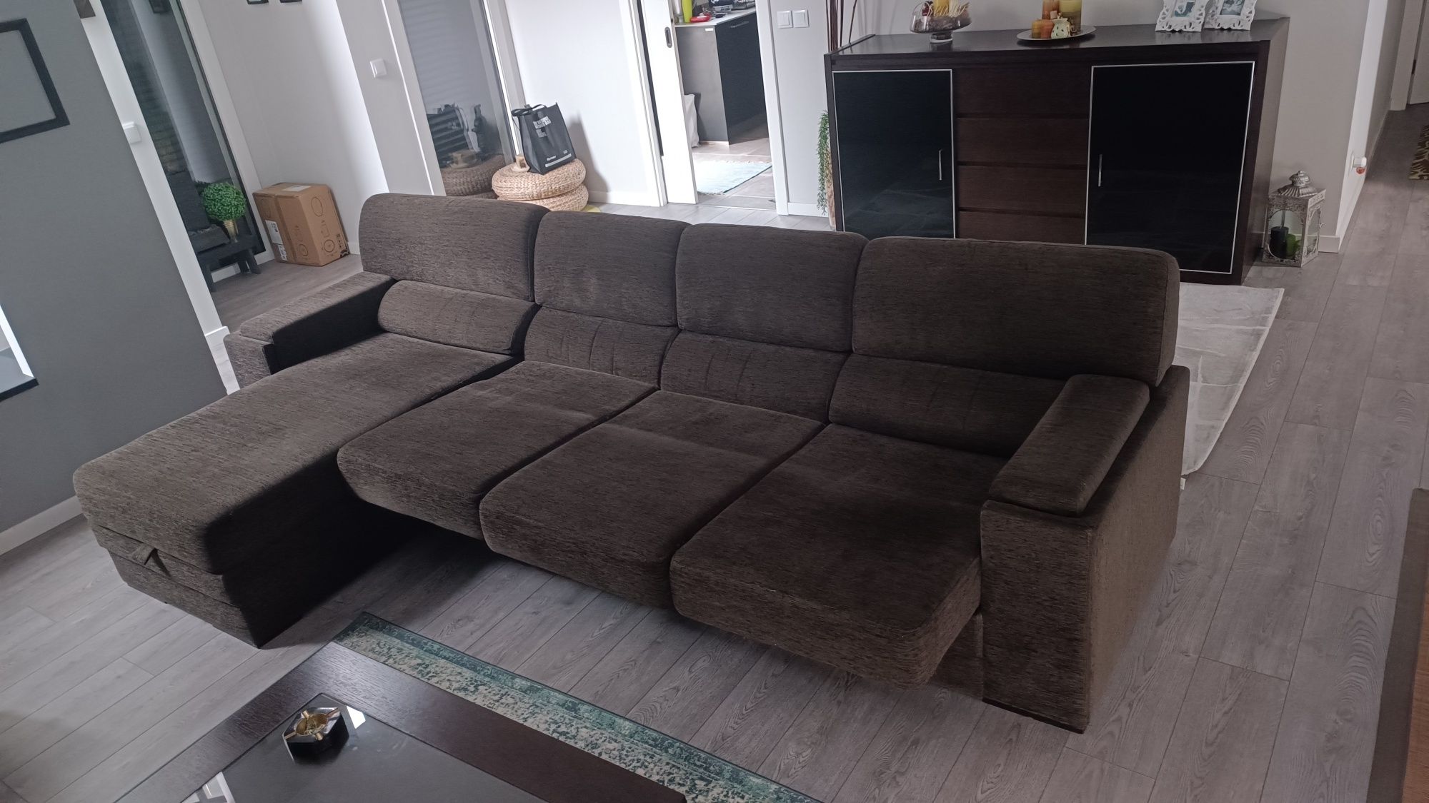 Sofá com chaise long (320x150 cm)