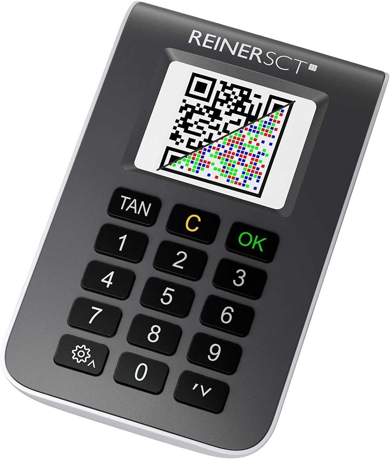 Reiner Czytnik Kart Chipowych, Grafitowy, 10,2x6,25x1,9 cm