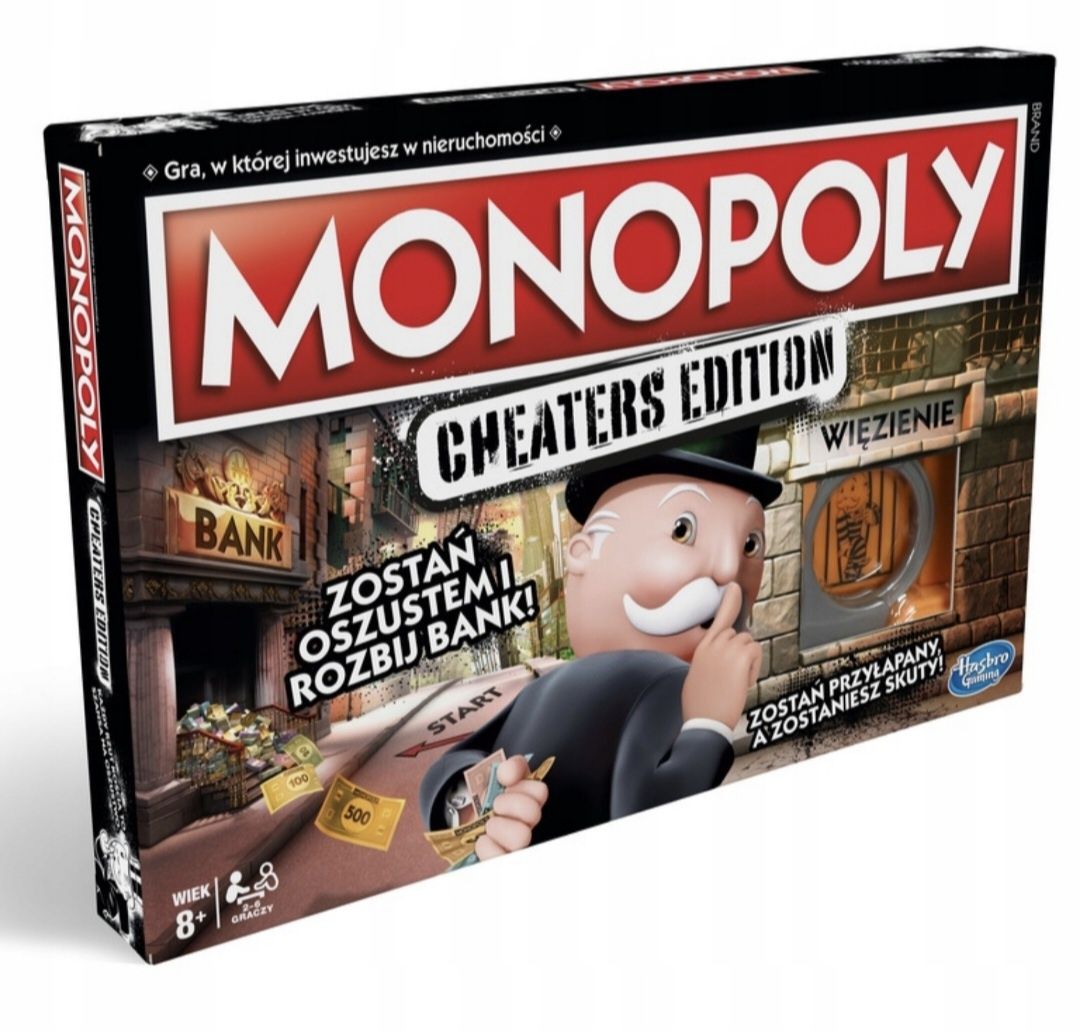 Gra planszowa Hasbro Monopoly: Cheaters Edition