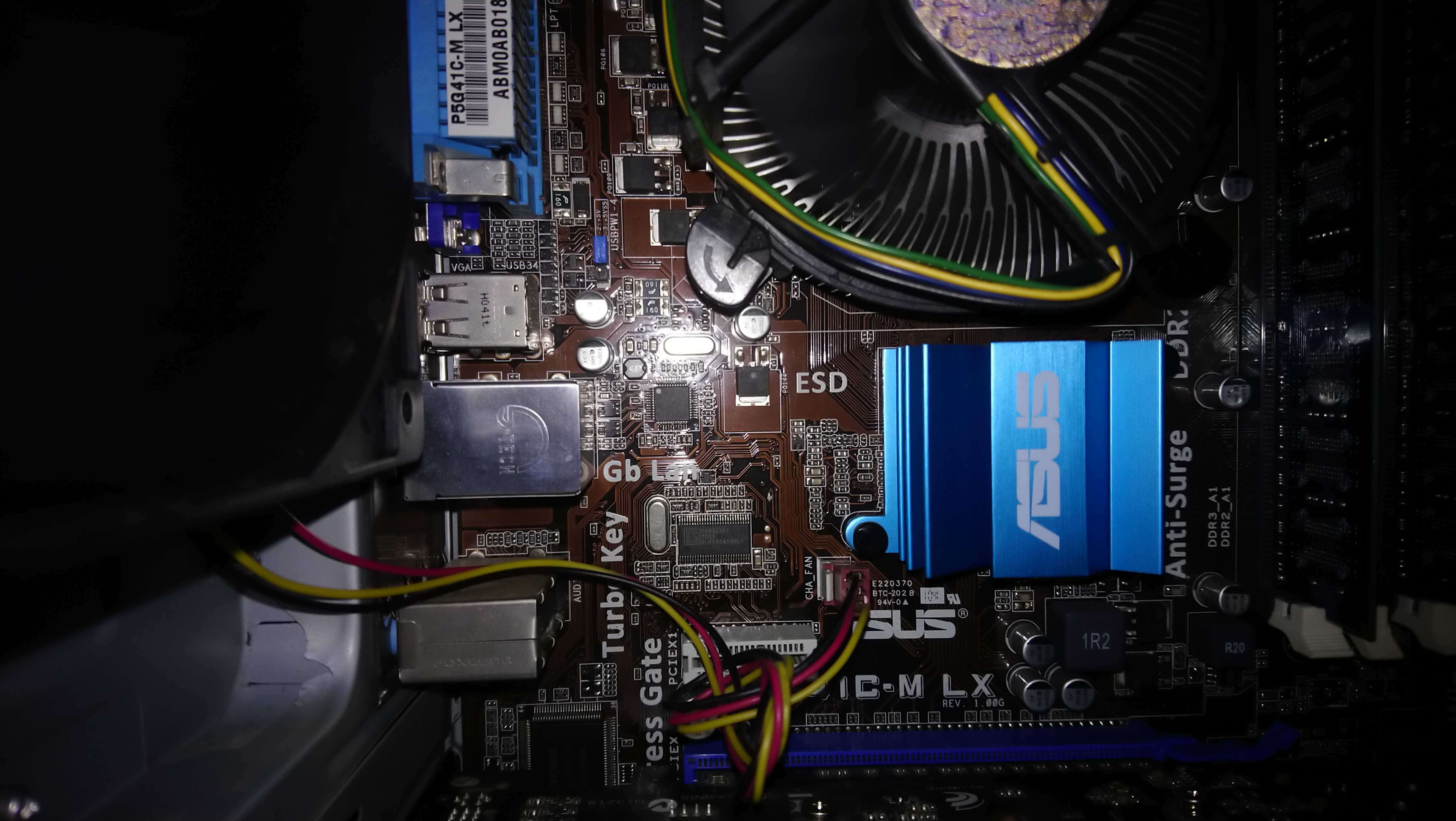Płyta główna Asus P5GC41C-M LX Procesor 4GB RAM Chłodzenie