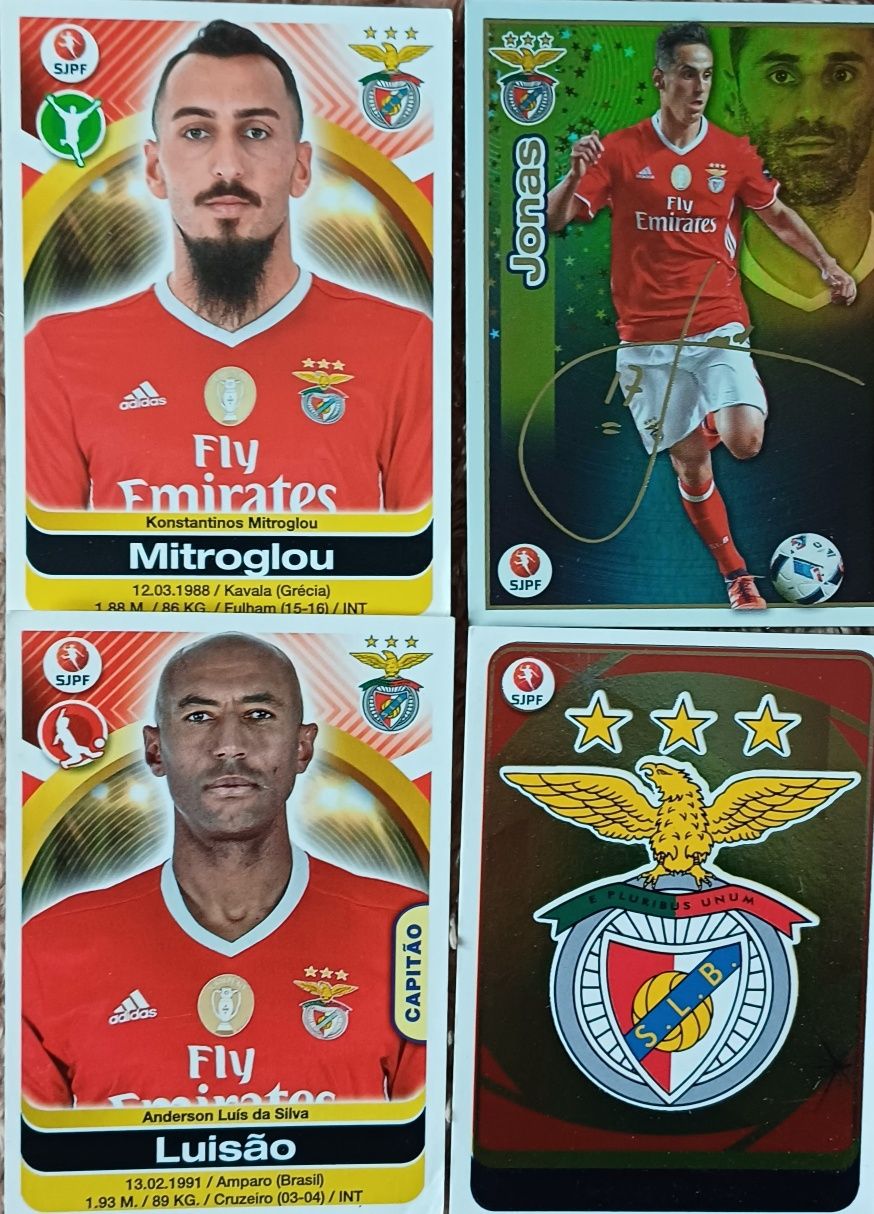 Cromos Benfica Impecáveis 2016/2017