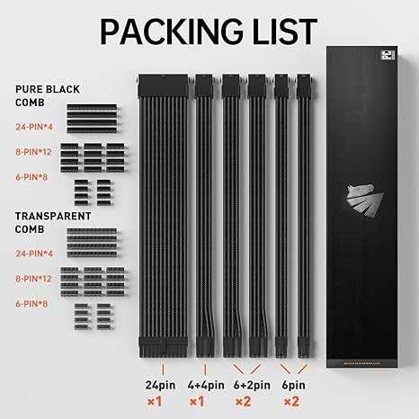 Подовжувач кабелю блока живлення ASIAHORSE 16AWG 30 см