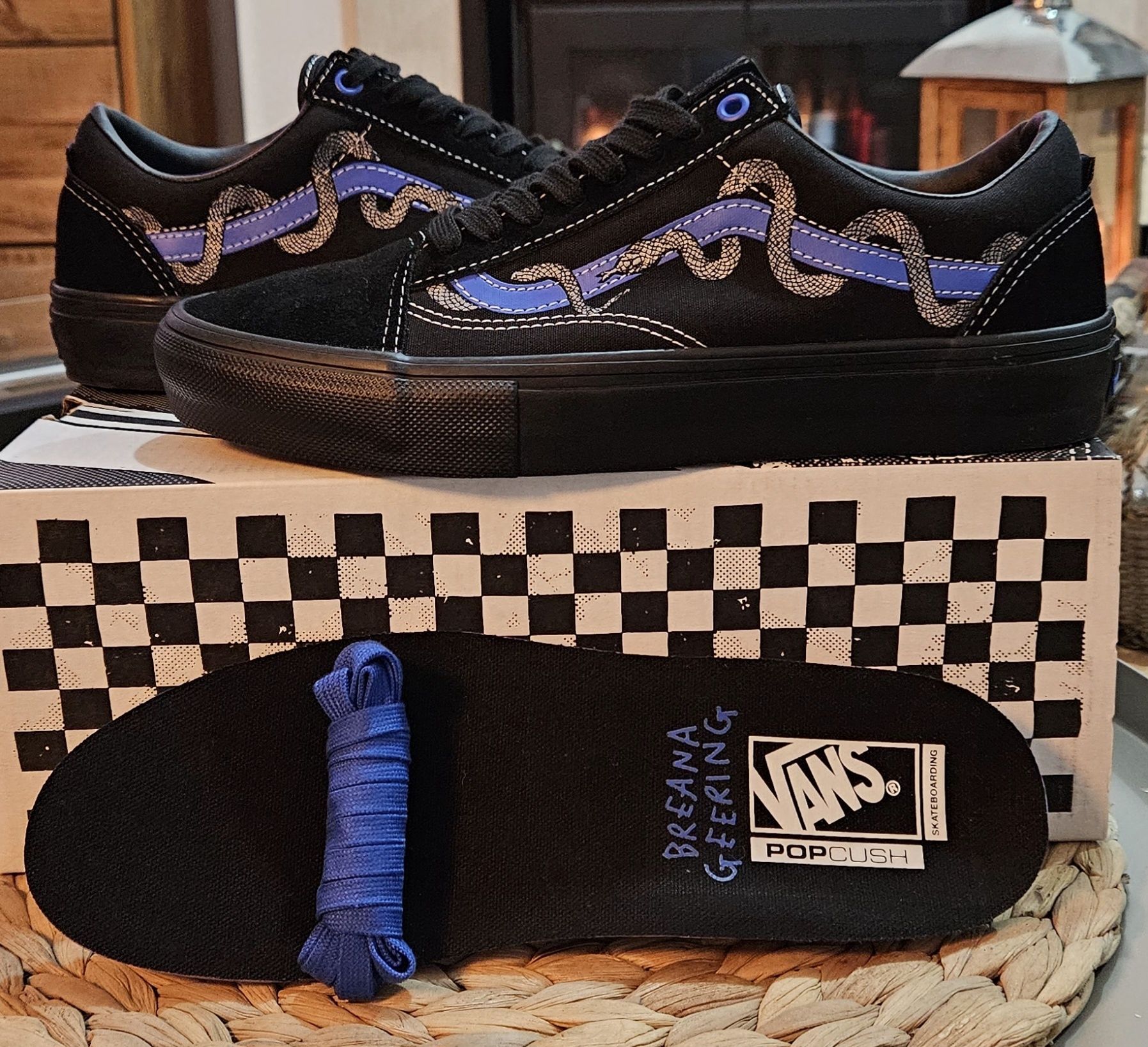 Ténis novos a estrear na caixa, VANS SKATE OLD SKOO, 42,5 / 27,5cm.