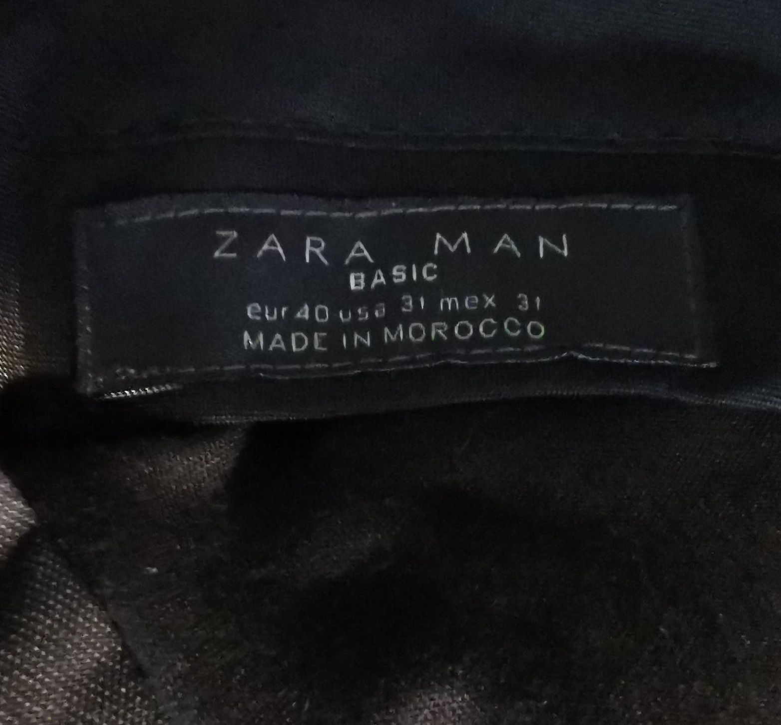 Spodnie garniturowe męskie ZARA