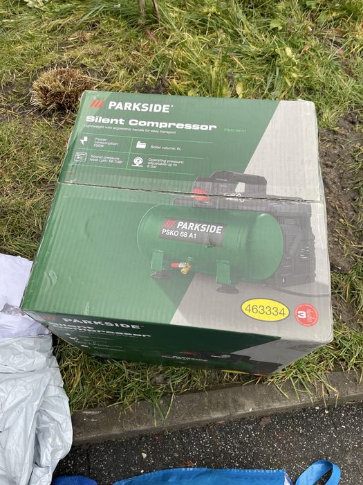 Kompresor parkside 6l nowy z dowodem zakupu