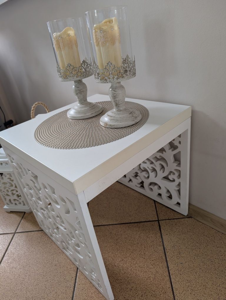 ZESTAW ornament LUSTRO latarnie DONICE stolik ODBIOR!!!