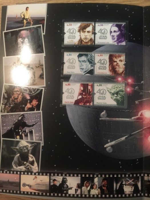 Carteiras Prestige Star Wars - 40 Anos CTT Filatelia