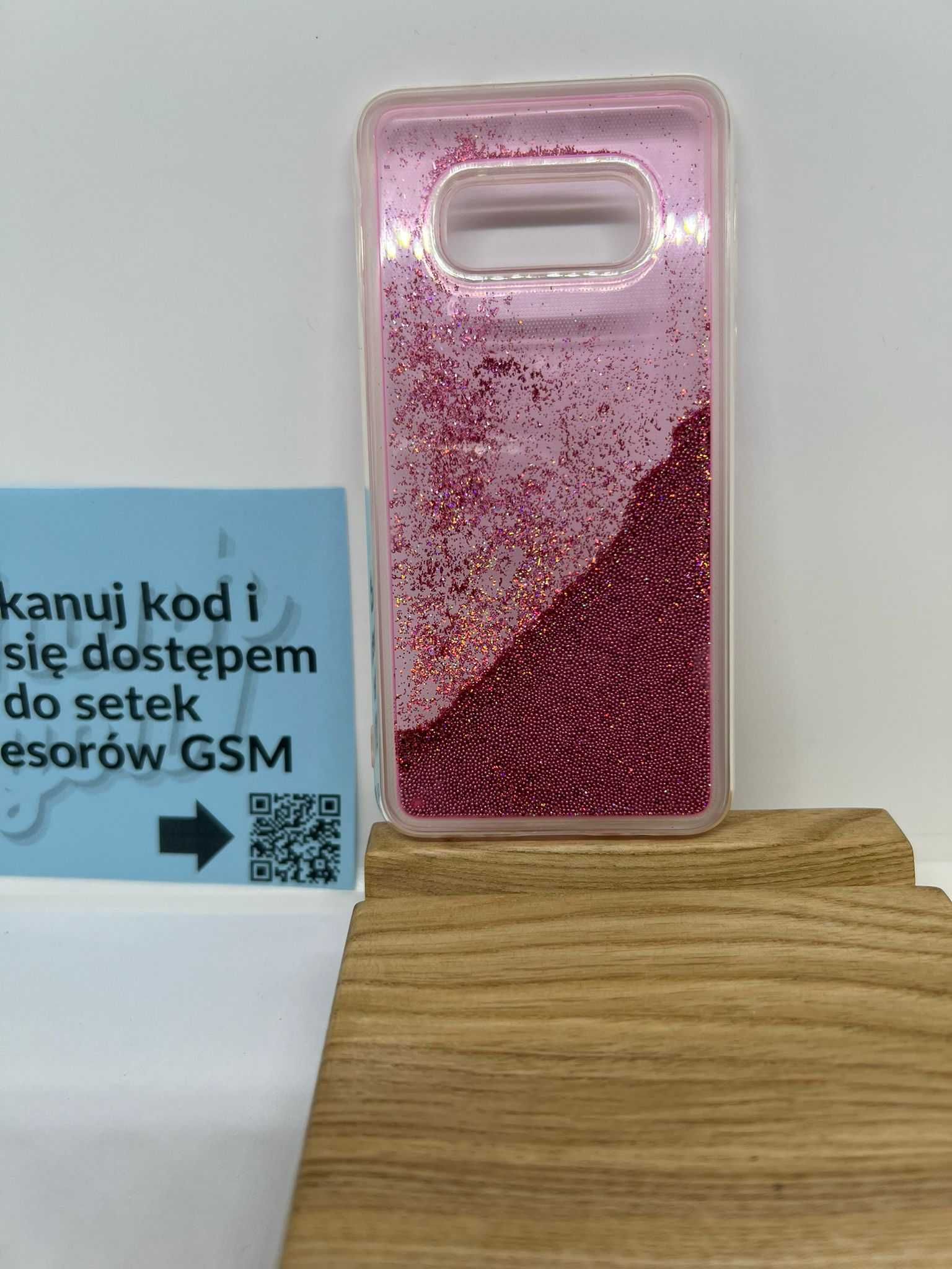 Etui Brokatowe Shining Case do Samsung Galaxy S10e - brokat w żelu