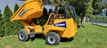 Wynajmę wozidło obrotowe Thwaites 3.5t  rewers/ JCB 1t wysoki wysyp /