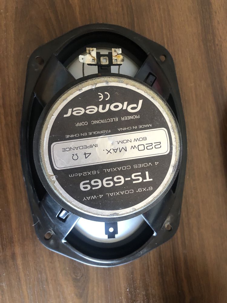 Pioneer ts6969 овали акустика в авто колонки