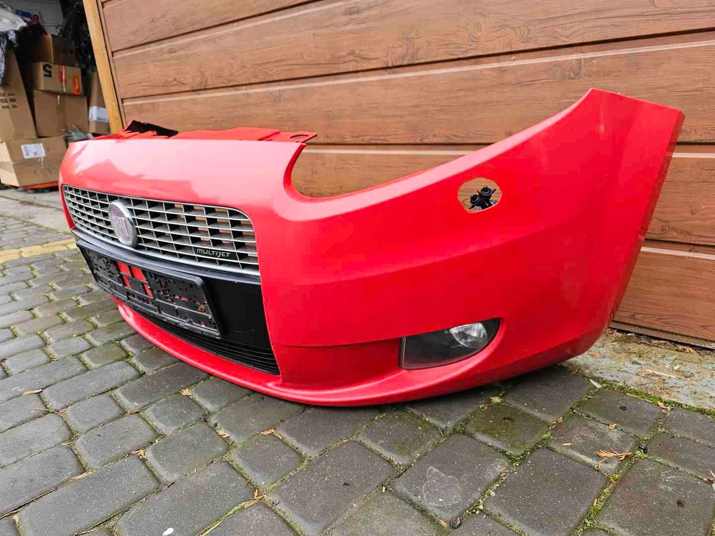 Zderzak przedni Fiat Grande Punto xenon spryskiwacze atrapa