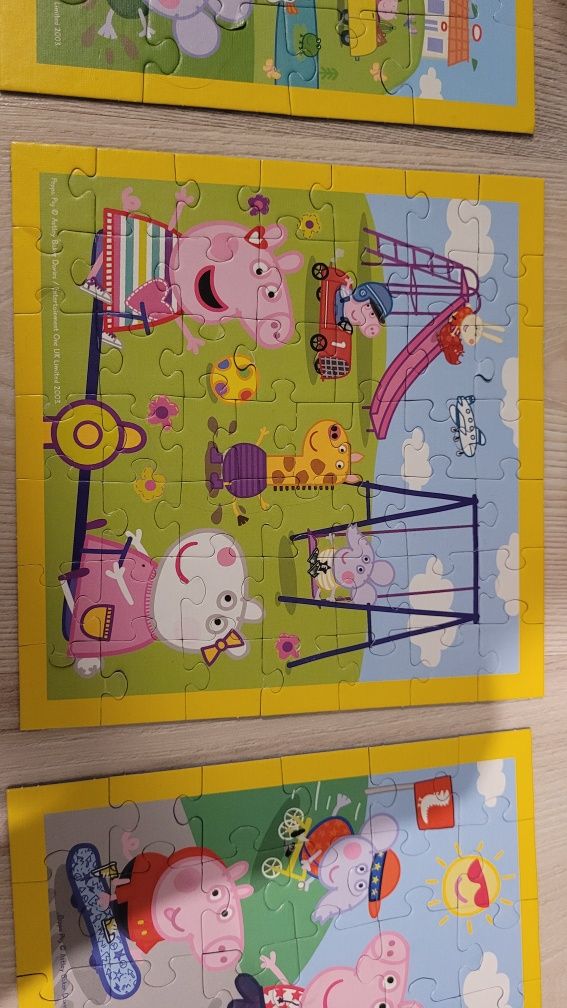 Puzzle Peppa Pig 3 układanki