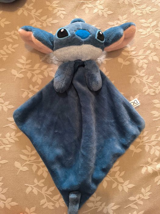 Conjunto Stitch novo - doudou e almofada de viagem