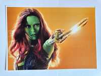 Gamora Strażnicy Galaktyki Marvel Guardians of the Galaxy plakat A3