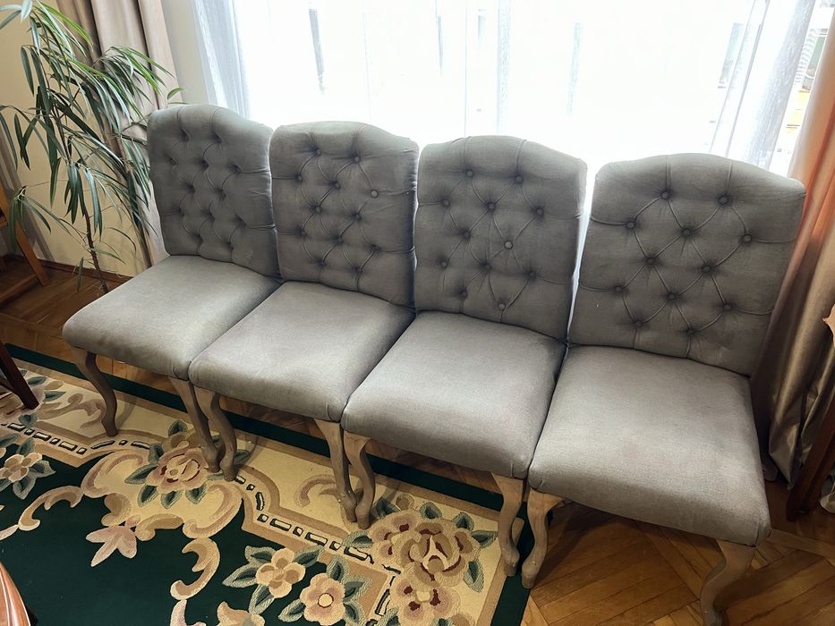 Комплект стільців з букової основи 4шт для вітальні