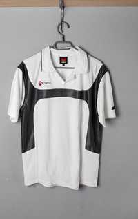 Biała koszulka polo T-shirt nadruk męska Erima rozmiar 7 42 44