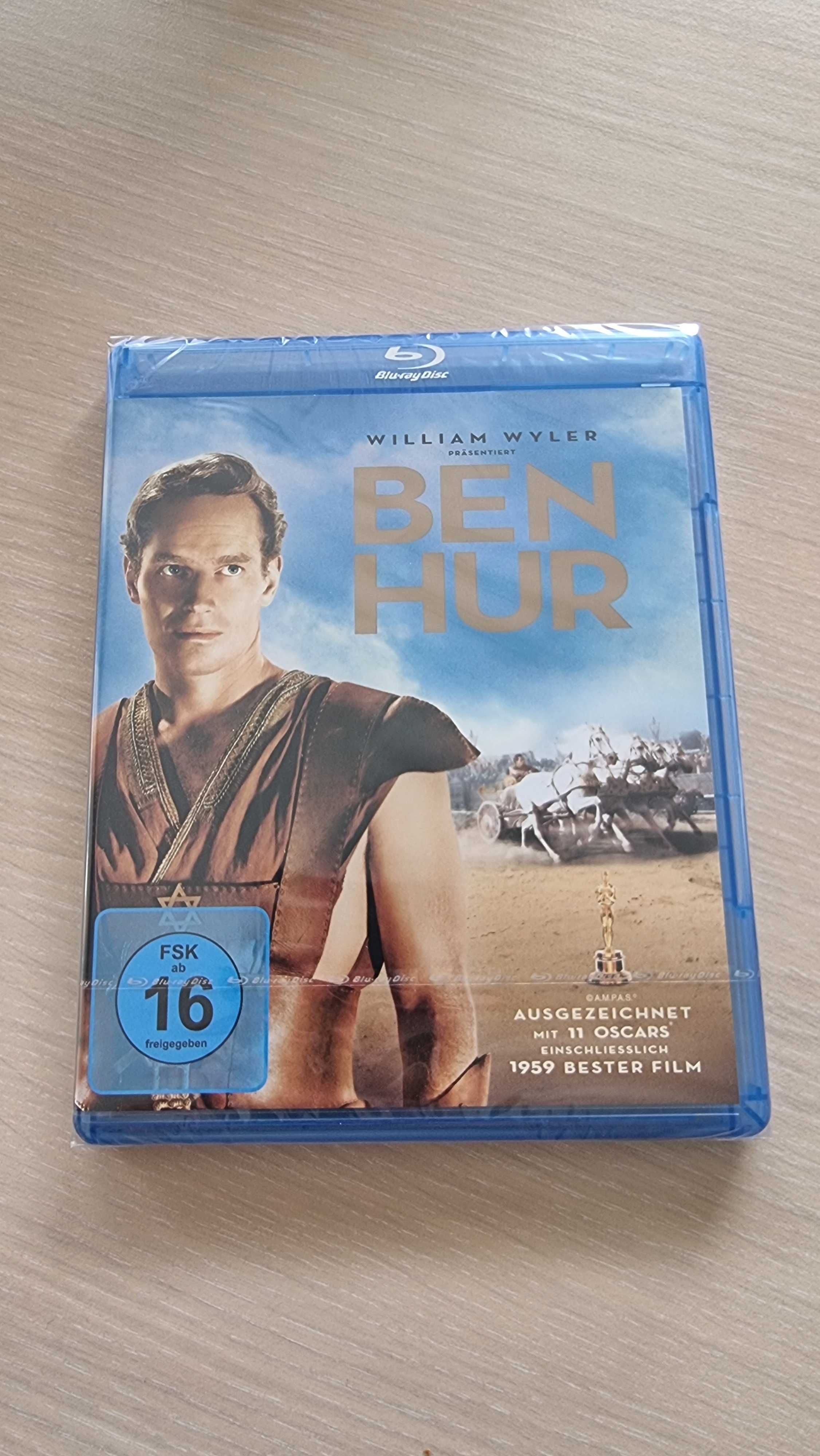 Ben Hur płyta Blu-ray - Charlton Heston - Nowy Folia - Lektor PL