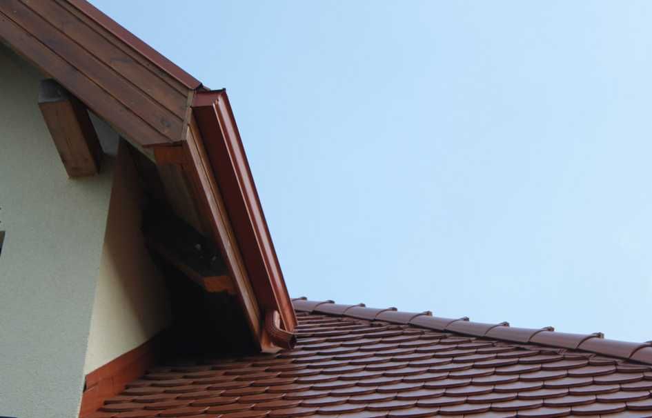 rynny aluminiowe, gzymsowe, kwadratowe, ciągnione, bez łączeń
