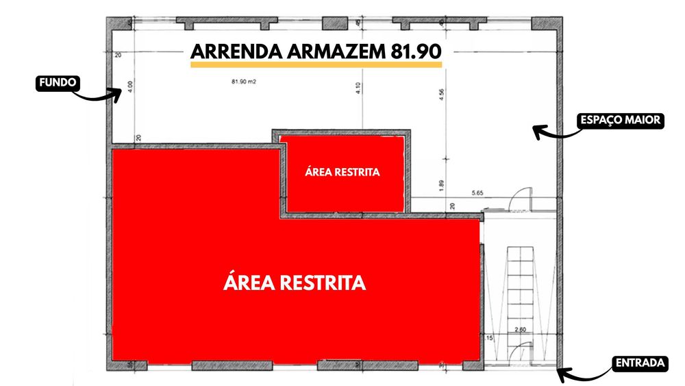 ARRENDA-SE Armazém no Agualva - Cacém