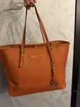 Oryginalna pomarańczowa torebka shopper Michael Kors duża