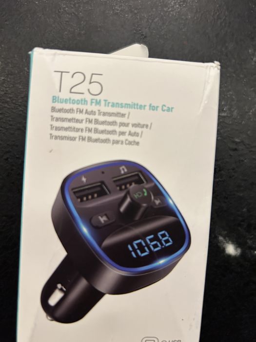 Автомобільний fm передавач блютуз т25