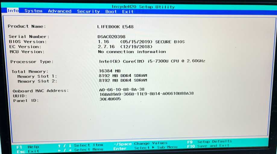 Laptop Fujitsu E548 i5-7300U/16GB ram Windows 10  2 baterie