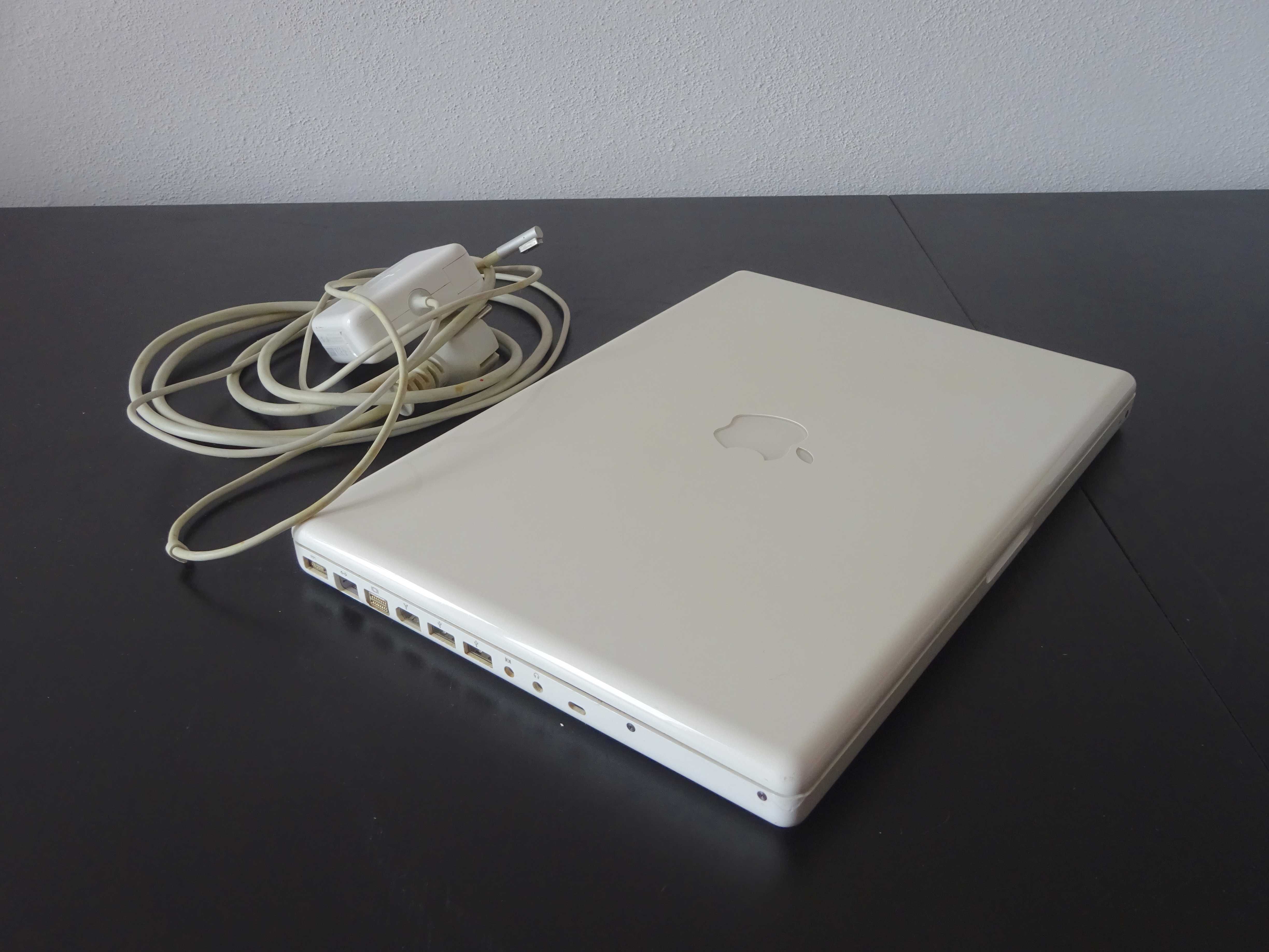 Macbook 4,1 Branco 13" 2008 + 10.5.2 Leopard a Funcionar Para Peças