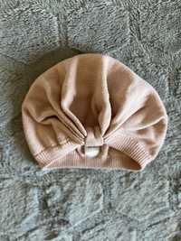 Czapka turban H&M jesienna wiosenna jasnoróżowa