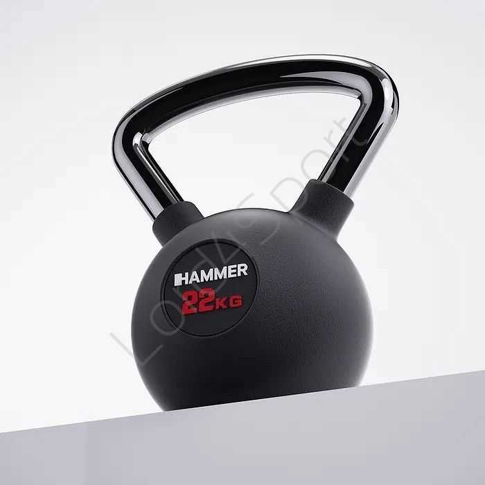 Kettlebell gumowany Hammer Premium 4 kg (dostępne inne wagi