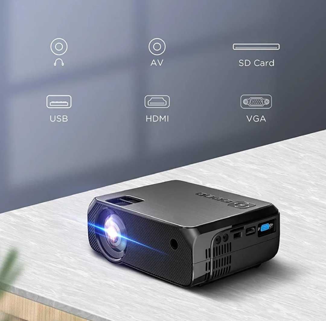 Projetor led 6500 lumens + Multiscreen + 1080P + Preço Promocional