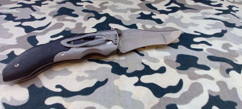 CRKT Elishewitz Pharaoh Automatyczny Nóż Konwersyjny Czarny Zytel