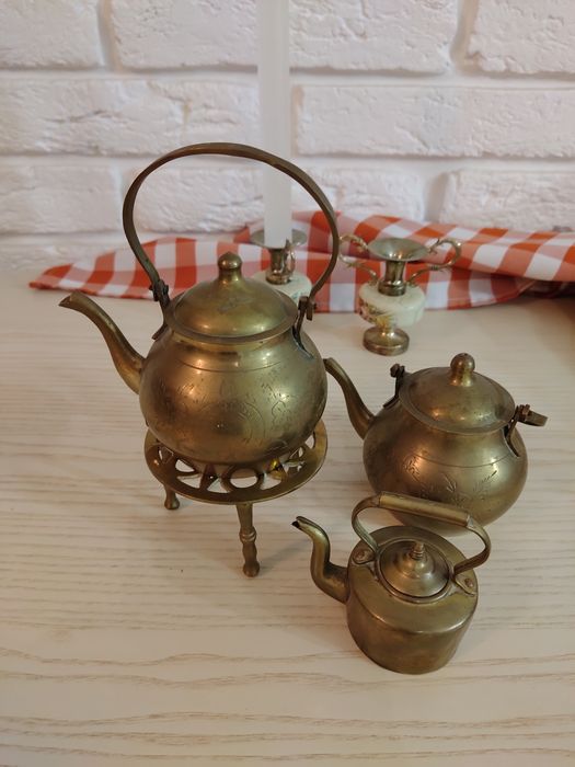 Латунные чайники