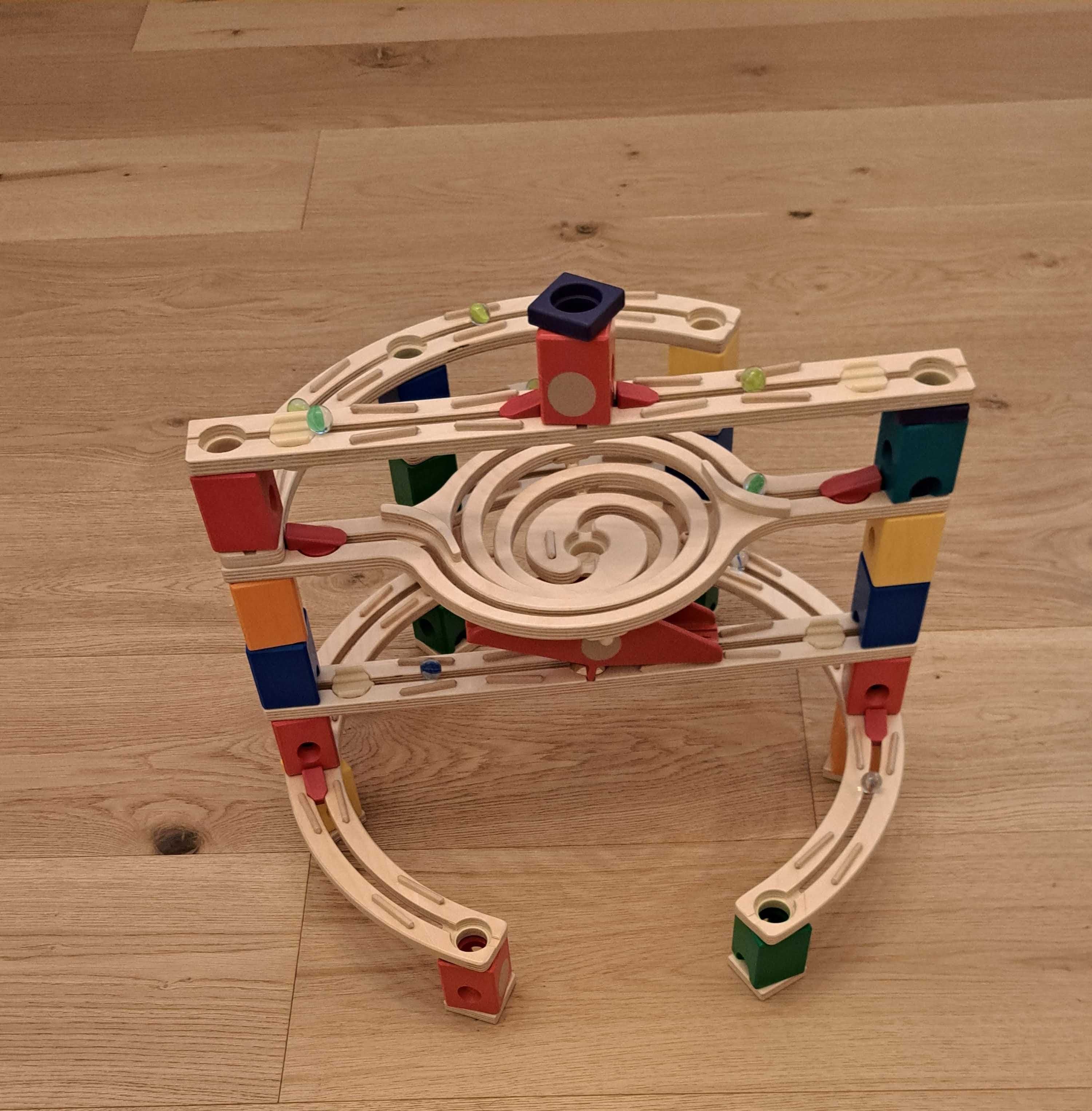 Kulodrom Hape Quadrilla Loop de Loop - Drewniana zjeżdżalnia dla kulek