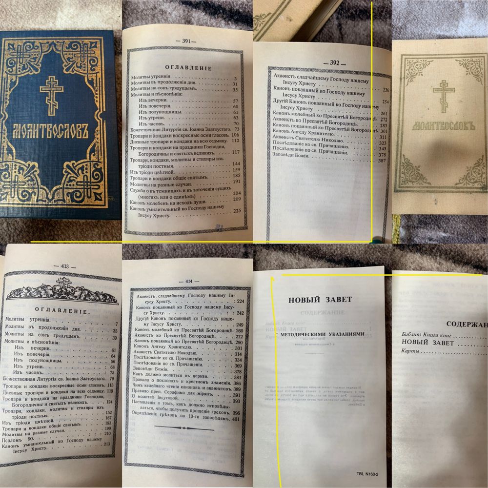 (6)Православные книги (Библия, Акафистник, Псалтырь, Молитвослов)