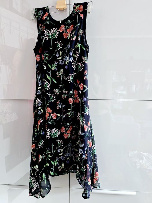 Tommy Hilfiger - zwiewna sukienka w kwiaty rozmiar 6 XS/S