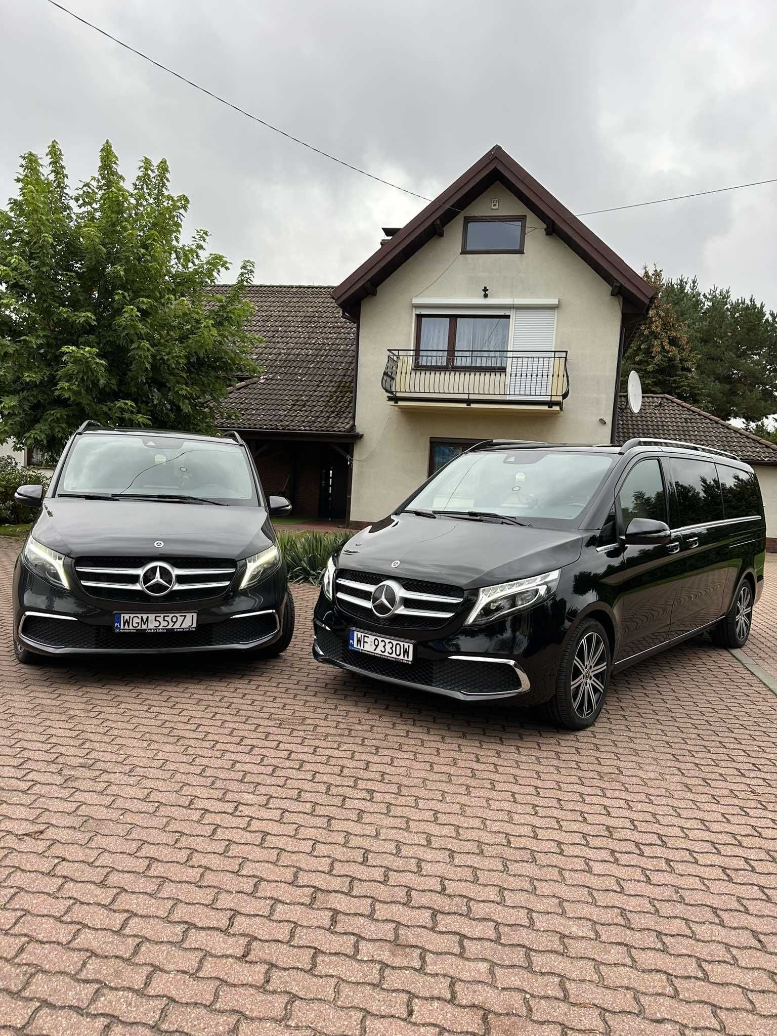 Mercedes V klasa Wynajem aut PREMIUM bus osobowy 7 8