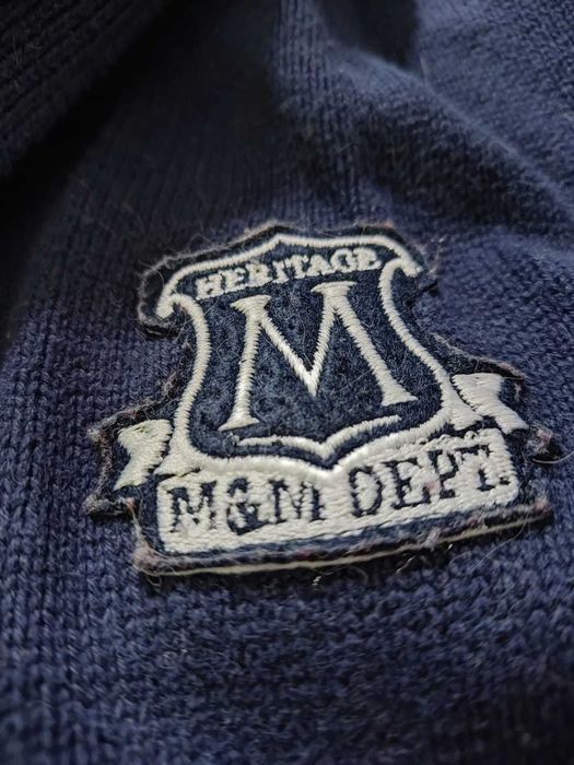 Sweter chłopięcy 158 Max & Mia granatowy heritage