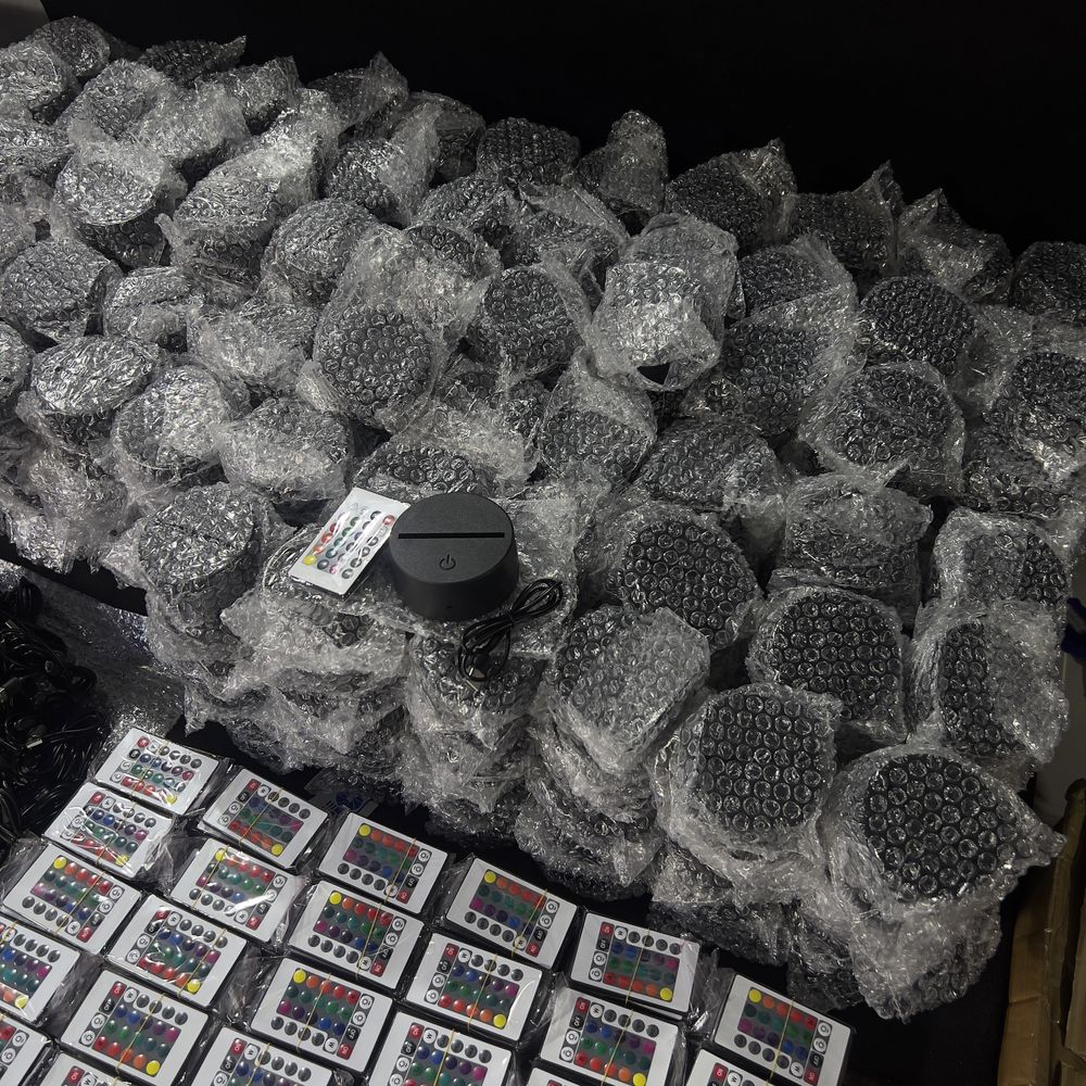300x Lampka podkładka baza pod grawer 3D LED
