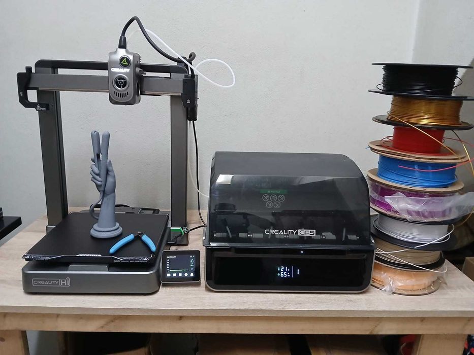 Impressora 3D Creality Hi-Combo CFS + Filamentos ‒ Tudo Incluído!