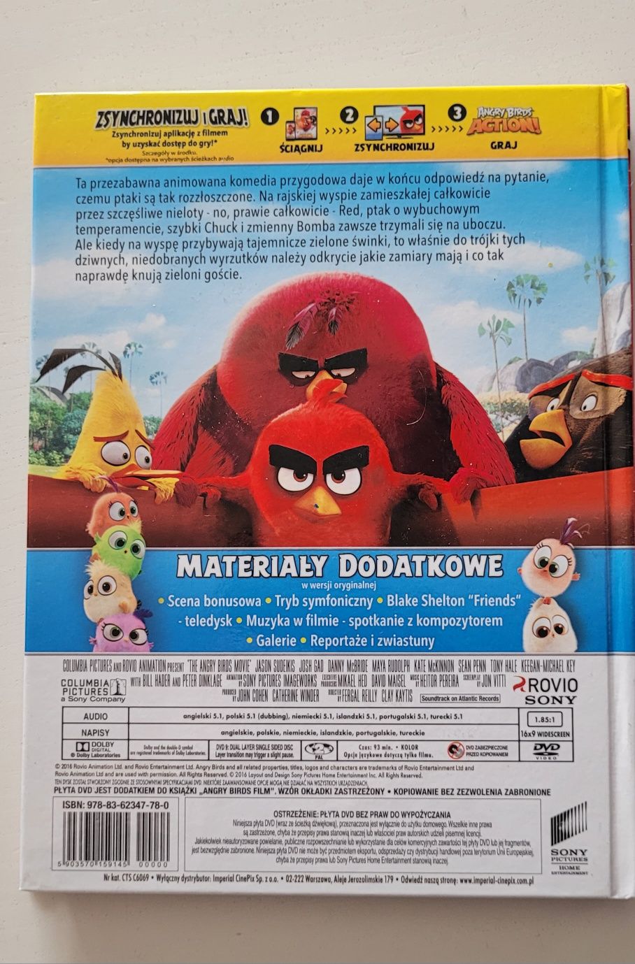 Bajka Angry Birds DVD PL