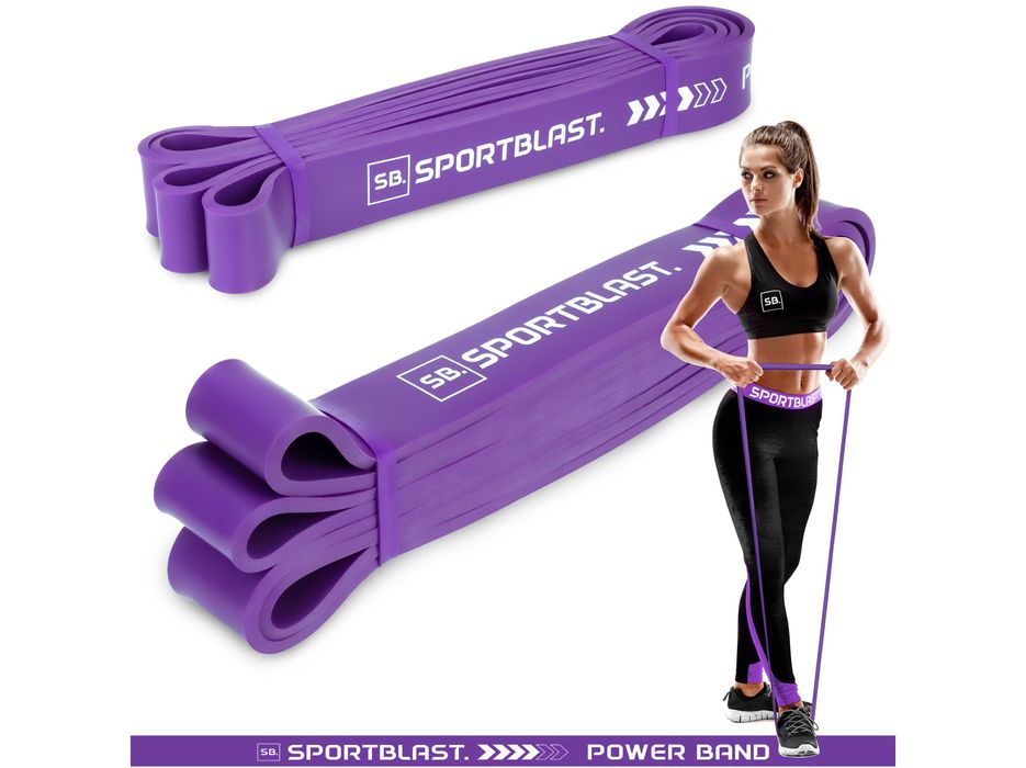 Guma do ćwiczeń mocna oporowa taśma TRENINGOWA opór 17-26KG WR